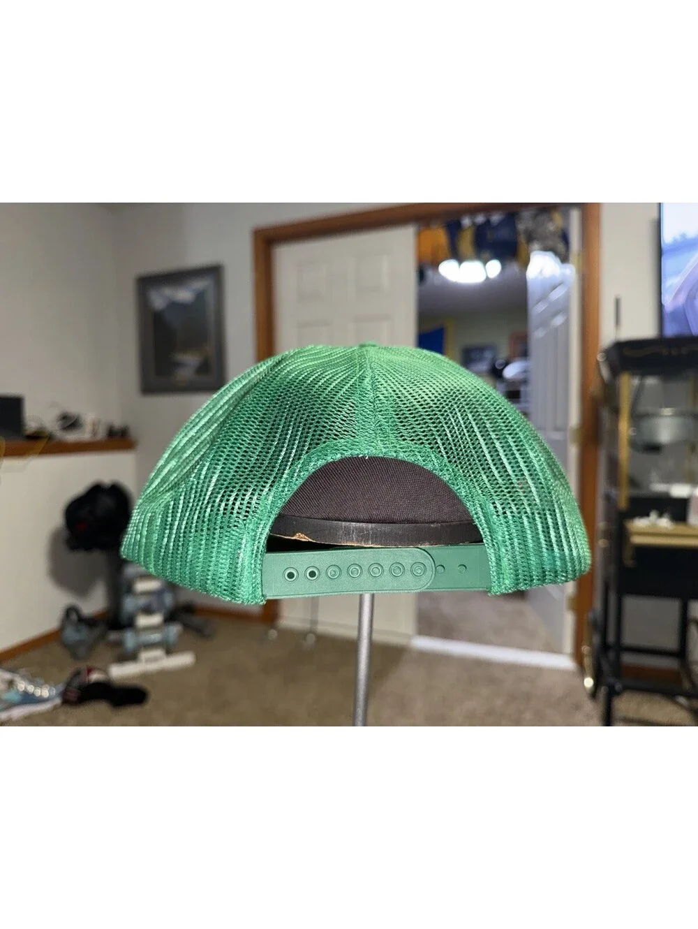 Vintage Rain Bird Snapback Trucker Hat, Irrigation w/ Rope